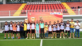 UFM vô địch giải bóng đá viên chức, người lao động lần 3 - 2020